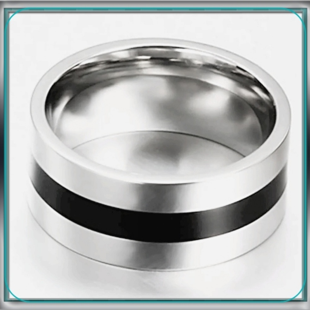 Stainless Steel Titanium Band style ring